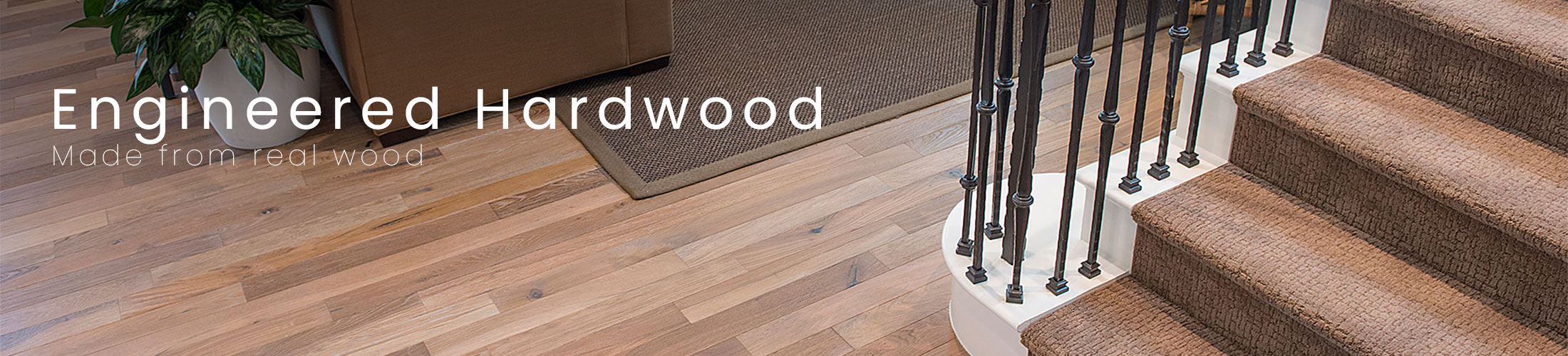 image of kitchen with engineered hardwood flooring by Provenza